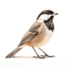 Obraz premium Mexican chickadee bird isolated on white background.