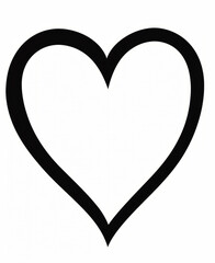 Valentine's day heart mockup