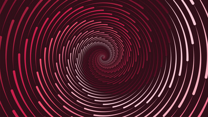 Abstract spiral round vortex logo type background. This creative background can be used as a banner or website landing page.