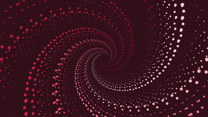 Abstract spiral round vortex logo type background. This creative background can be used as a banner or website landing page. - obrazy, fototapety, plakaty