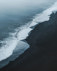 Ocean and sand - Iceland 