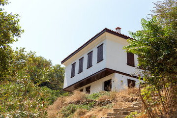 Fototapeta na wymiar Izmir Sirince,TURKEY, local architectural village houses texture.