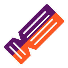 Ticket Vector Icon Design Illustration