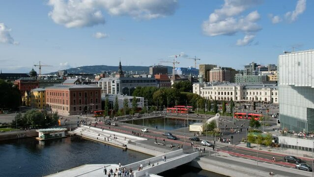 Oslo panorama cityscape
