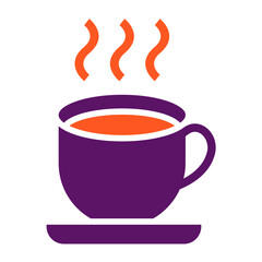 Tea Cup Vector Icon Design Illustration