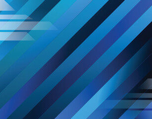 Fototapeta premium Abstract Geometric Design: Bright Blue Gradient Wallpaper - Modern Vector Graphic for Business Banner