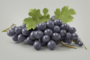 bunch of grapes on a black background