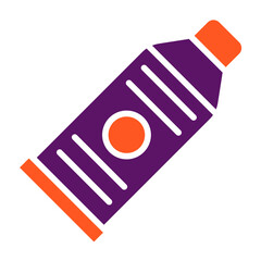 Paint Tube Vector Icon Design Illustration