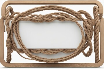 frame with rope