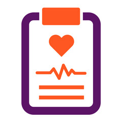 Health Check Vector Icon Design Illustration