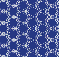 Multi color seamless abstract pattern. Background and backdrop. Multi Colored. Colorful ornamental design. Colored mosaic ornaments. Vector graphic illustration. EPS10.