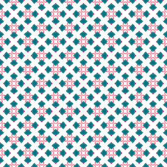 Fototapeta premium Multi color seamless abstract pattern. Background and backdrop. Multi Colored. Colorful ornamental design. Colored mosaic ornaments. Vector graphic illustration. EPS10.