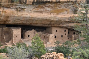 Cliff dwellings at Mesa Verde National Park in Colorado