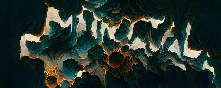 microscopic photo alveolar surface glowing edges impasto texture symmetry2 fractal3 minimal4 muted colors 3d render ar 329 s 800 q 4 chaos 100 