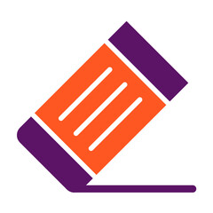 Eraser Vector Icon Design Illustration