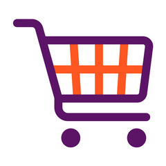 Shopping Cart Vector Icon Design Illustration