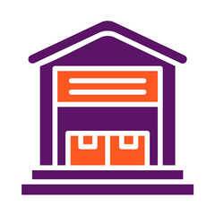 Warehouse Vector Icon Design Illustration