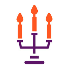 Candles Vector Icon Design Illustration