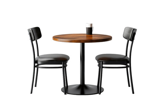 Elegant Cafe Chairs in Stunning 8K Realism on Transparent background