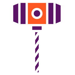 Hammer Vector Icon Design Illustration