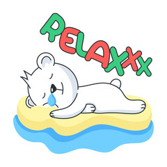 Relaxing Bear 