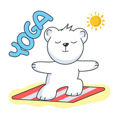 Yoga Bear 