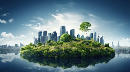 Fototapeta premium Sustainable Engineering and Environmental Responsibility