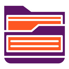 Fototapeta premium Folder Vector Icon Design Illustration