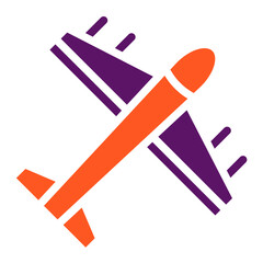 Airplane Vector Icon Design Illustration