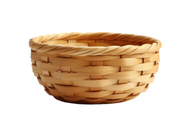 Handcrafted Basket on Transparent background