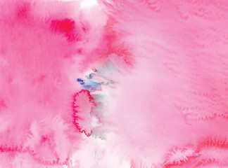 Pink watercolor abstract background