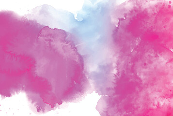 Pink watercolor abstract background