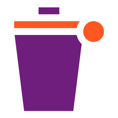Bin Vector Icon Design Illustration