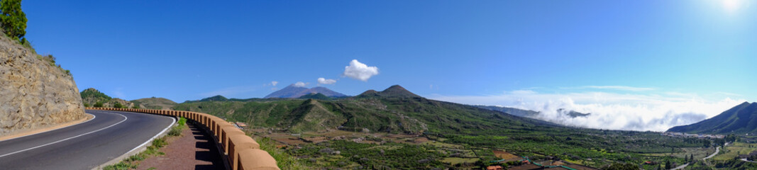Blick vom Mirador de Valle de Arriba, Teneriffa