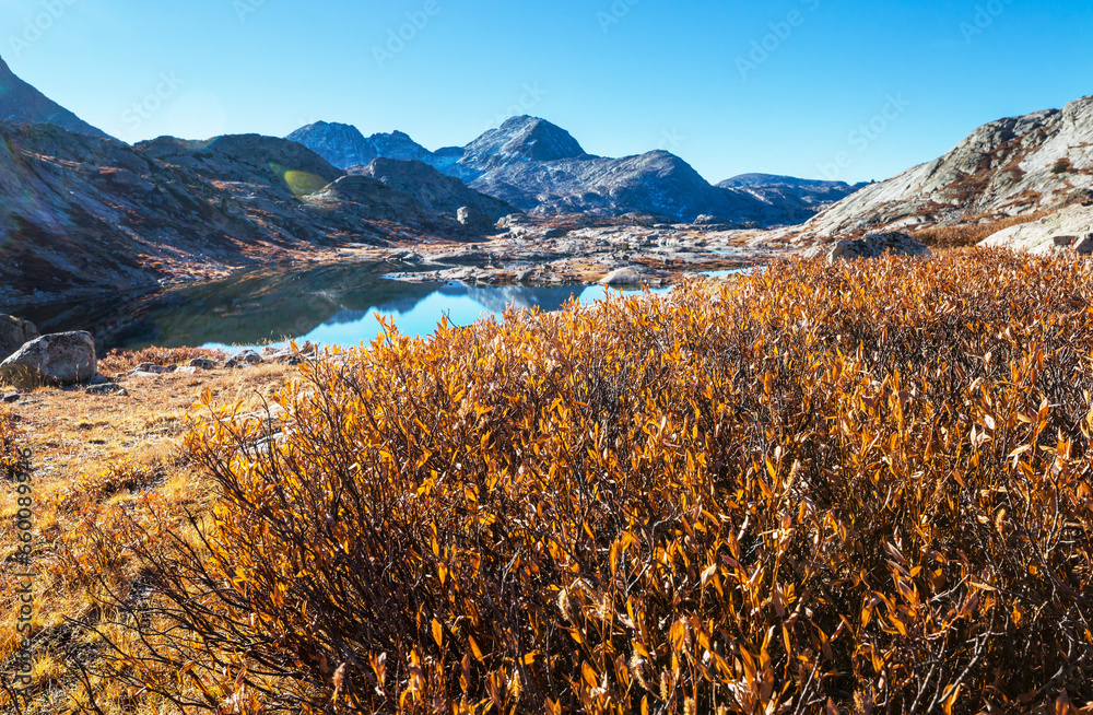 Poster autumn mountains