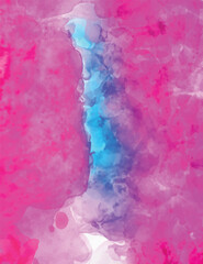 Pink watercolor abstract background
