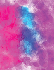Pink watercolor abstract background