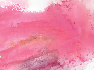 Pink watercolor abstract background