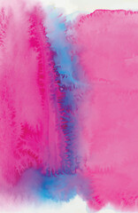 Pink watercolor abstract background