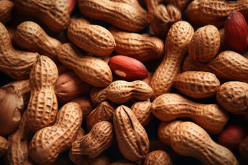 Close-Up Shot of Peanuts