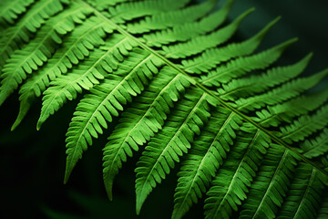 Green Fern Leaf