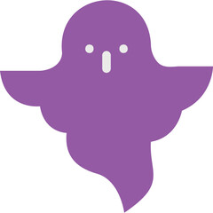Ghost icon flat vector illustration