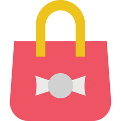 Bag icon flat vector illustration