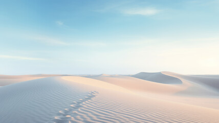 Minimalist Desert Landscape, Close-Up View