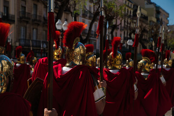 Holy week in Spain, legionary Romans


