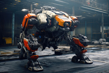 Cybernetic Titan: A Masterpiece of Mech Artistry