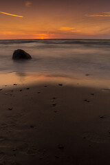 Fototapeta na wymiar Sunset over the Baltic Sea
