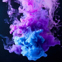 Abstract background with smoke