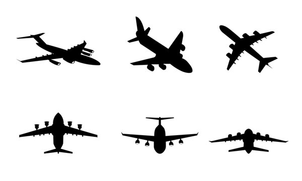 aeroplane silhouettes