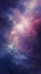 Fototapeta premium nebula space background with soft colors, AI generative, ai art, night cosmos.